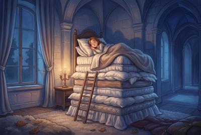 The Princess and the Pea — bedtime story cover
