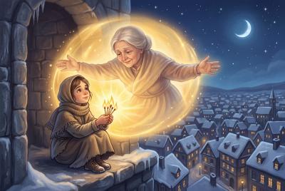 The Little Match Girl — bedtime story cover