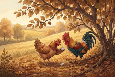 The Cockerel and the Hen — bedtime story cover