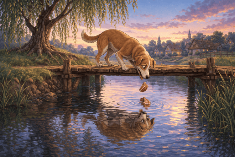 The Dog and His Reflection