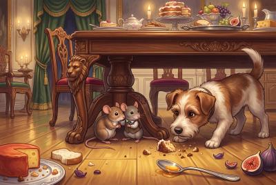 Mestská myš a poľná myš — bedtime story cover